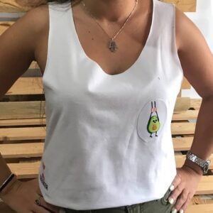 camiseta tirantes mujer aguacates